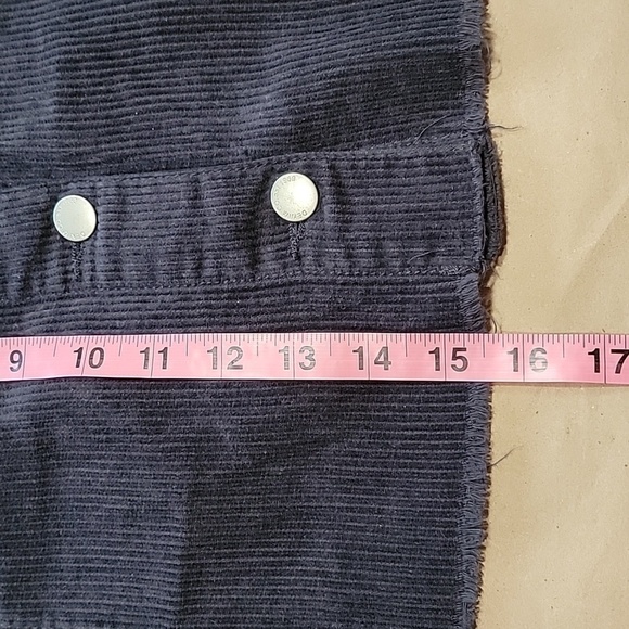 Primark Denim Co Size 6 Navy Blue Corduroy Mini Skirt, Excellent Used Condition - Picture 6 of 9